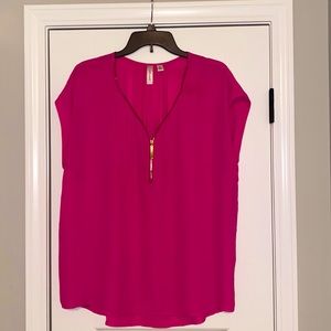 Hot Pink work blouse